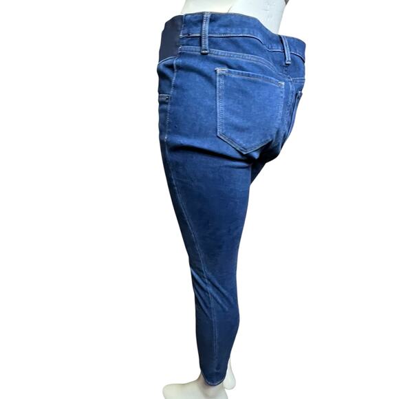Old Navy Maternity Rockstar Super Skinny Jeans Low Panel Blue Denim - Picture 10 of 15